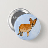 koeienfluisteraar ronde button 5,7 cm (Voorkant /achterkant)