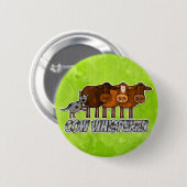 koeienfluisteraar ronde button 5,7 cm (Voorkant /achterkant)