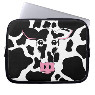 Koeiengezicht met hoes voor cow-afdruklaptop