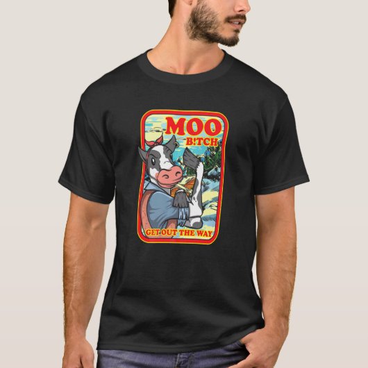 Koeienhouderij Boer T-shirt (Voorkant)