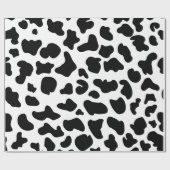 Koeienhuid achtergrond - achtergrond Koe Cadeaupapier (Vlak)