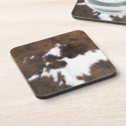 Koeienhuid Bier Onderzetter (Linkerzijde)