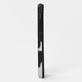 Koeienhuid Black White Monogram Case-Mate iPhone Case (Achterkant/links)
