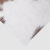 Koeienhuid Bruin en Wit Tissuepapier (Detail)