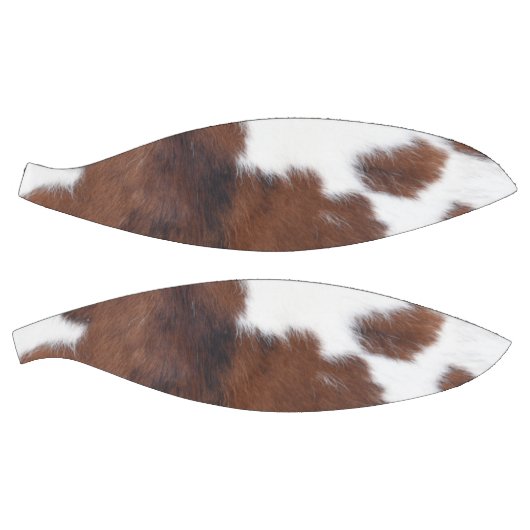 Koeienhuid bruin wit basketbal (Panelen)