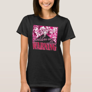 Koeienhuid Bull Skull Western had met een W T-shirt
