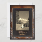 koeienhuid Cowboy Country western Weddenschap Kaart (Voorkant)