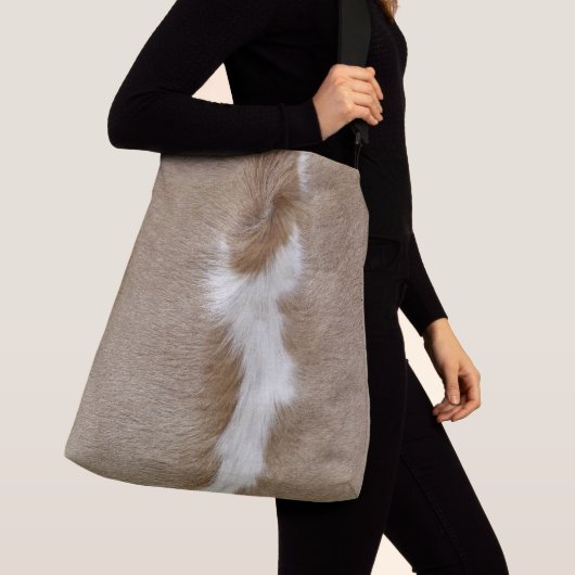 Koeienhuid Crossbody Tas (Dichtbij)