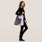 Koeienhuid Crossbody Tas (Op model)