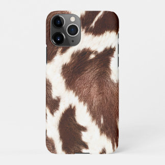 Koeienhuid Design Sierkussen iPhone 11Pro Hoesje