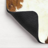 Koeienhuid drukt Cowboy naar boven! Muismat (Hoek)