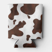 Koeienhuid Faux Hair Western leder geborsteld patr Blikjeskoeler (Voorkant)