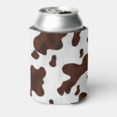 Koeienhuid Faux Hair Western leder geborsteld patr Blikjeskoeler (Blikje Achterkant)