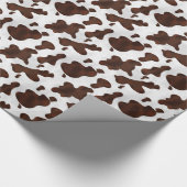 Koeienhuid Faux Hair Western leder geborsteld patr Cadeaupapier (Hoek)