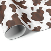 Koeienhuid Faux Hair Western leder geborsteld patr Cadeaupapier (Rol Hoek)