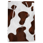 Koeienhuid Faux Hair Western leder geborsteld patr Medium Cadeauzakje (Voorkant)