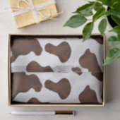 Koeienhuid Faux Hair Western leder geborsteld patr Tissuepapier (Geschenk)