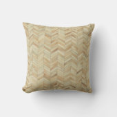 Koeienhuid herringbone Pattern Print Cushion Kussen (Voorkant)