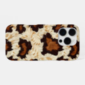 Koeienhuid iPhone Case Hoesje (Achterkant horizontaal)
