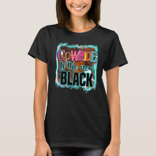Koeienhuid Koe Land Koeien Vee Turquoise T-shirt