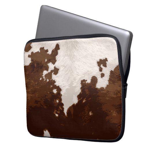 KOEIENHUID LAPTOP SLEEVE (Voorkant Links)