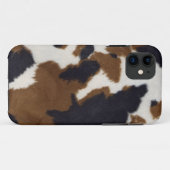 Koeienhuid Leerprintpatroon iPhone 5 Case-Mate iPhone Case (Achterkant (horizontaal))
