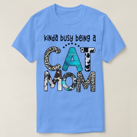 Koeienhuid Leopard Kinda Busy is Western als katma T-shirt (Design voorkant)