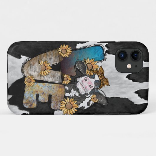Koeienhuid Love Koeien Case-Mate iPhone Case (Achterkant (horizontaal))