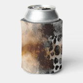 Koeienhuid Luipaard Print Dierenhuid Abstracte kun Blikjeskoeler (Blikje Achterkant)