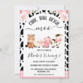 Koeienhuid Oink Baa Neigh Moo Boerderij Kaart (Voorkant)