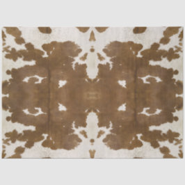 Koeienhuid ontkoppelen papier