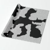 koeienhuid-opvulpapier cadeaupapier (Uitgerold)