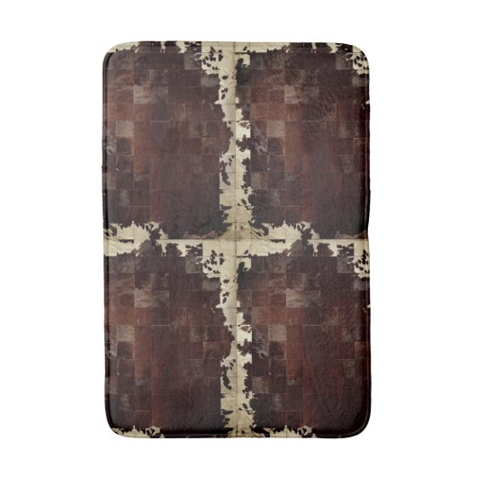 Koeienhuid Patchwork afdrukken Badmat (Voorkant Verticaal)