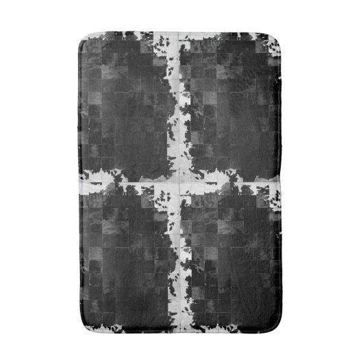 Koeienhuid Patchwork afdrukken Badmat (Voorkant Verticaal)