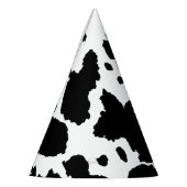 Koeienhuid Print Party Pet Feesthoedjes (Links)