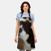 Koeienhuid--Schort Schort (Gedragen)