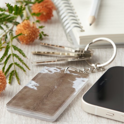 Koeienhuid Sleutelhanger (Voorkant Rechts)