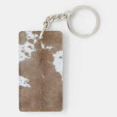 Koeienhuid Sleutelhanger (achterkant)