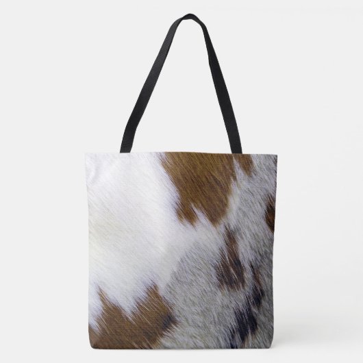 Koeienhuid Tote Bag (Voorkant)