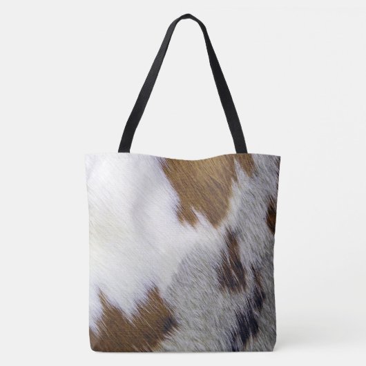 Koeienhuid Tote Bag (Achterkant)