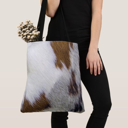Koeienhuid Tote Bag (Dichtbij)