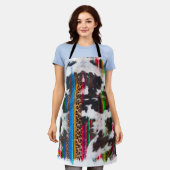 Koeienhuid van het land — Santa Fe Stripes Schort (Gedragen)