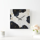 Koeienhuid Vierkante Klok (Huis)