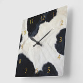 Koeienhuid Vierkante Klok (Hoek)