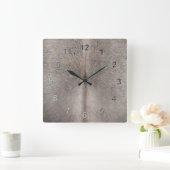 Koeienhuid Vierkante Klok (Huis)