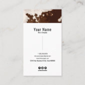 KOEIENHUID VISITEKAARTJE (Achterkant)