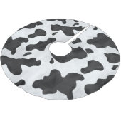 Koeienhuid Westerne lederen rode vlekken zwart-wit Kerstboom Rok (Gekanteld)