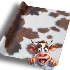 koeienhuid wit cadeaupapier