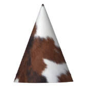 koeienhuid wit feesthoedjes (Voorkant)