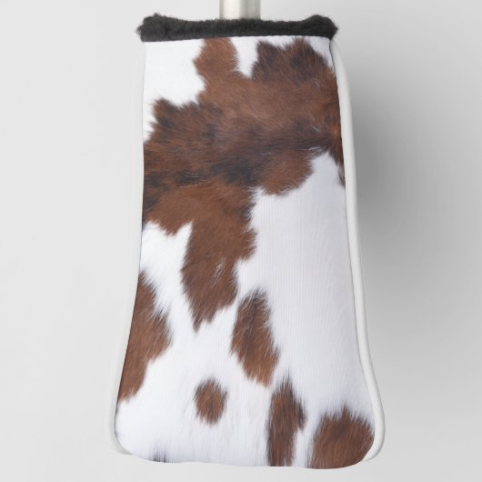 koeienhuid wit golfheadcover (Draai 90)